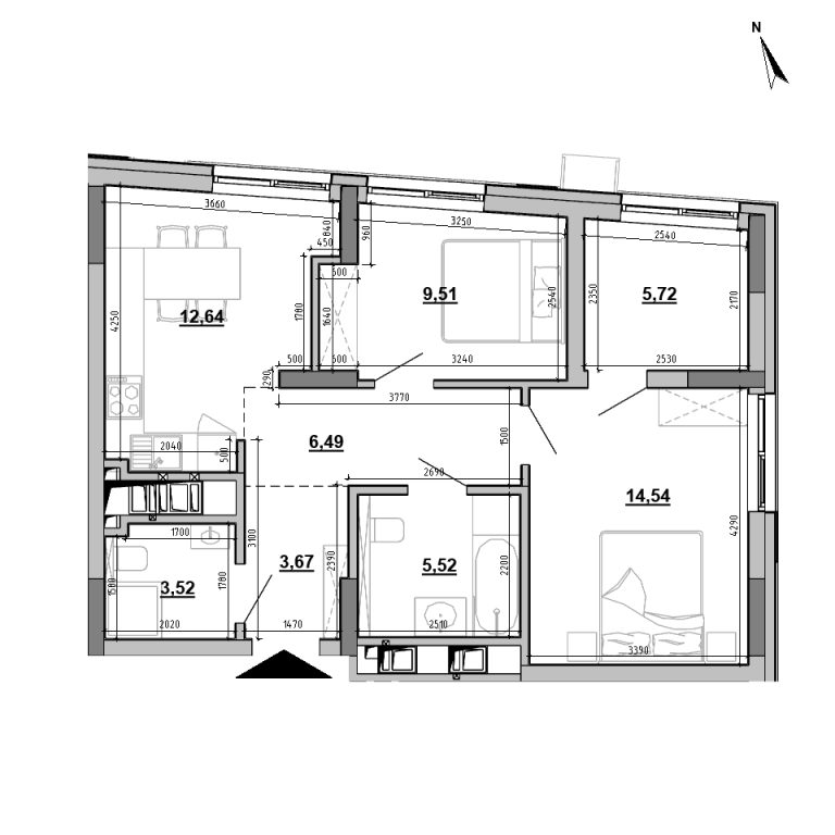 Apartment layout