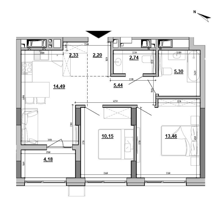 Apartment layout