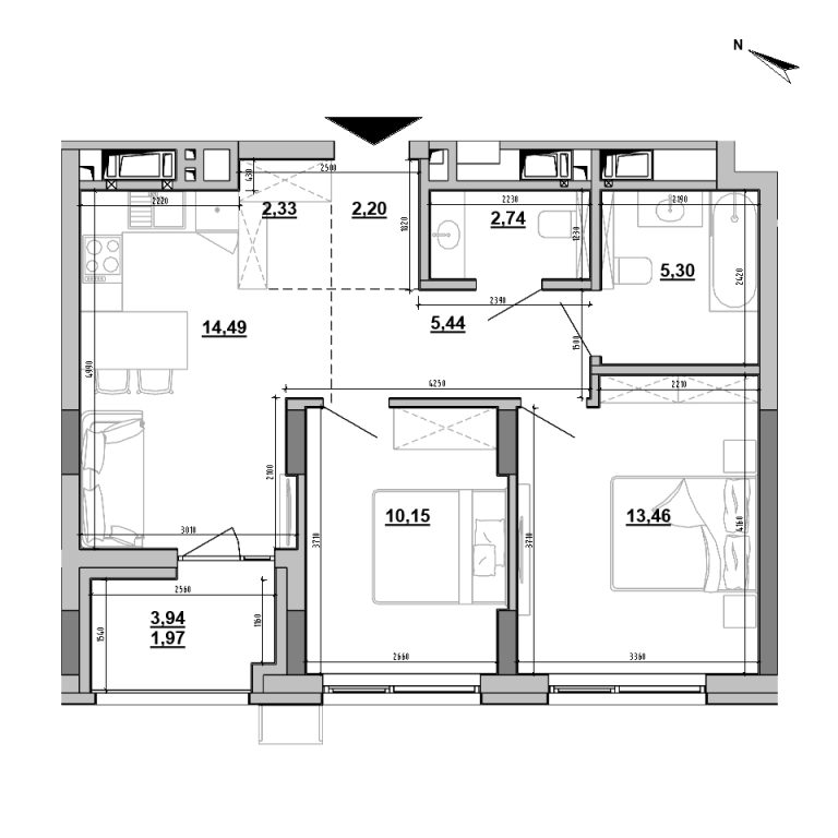 Apartment layout