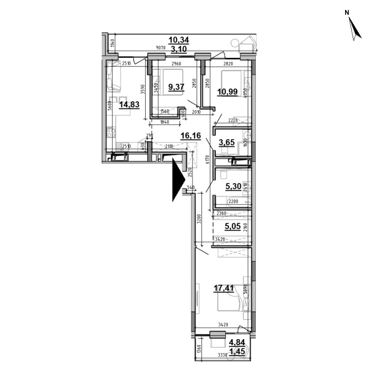 Apartment layout