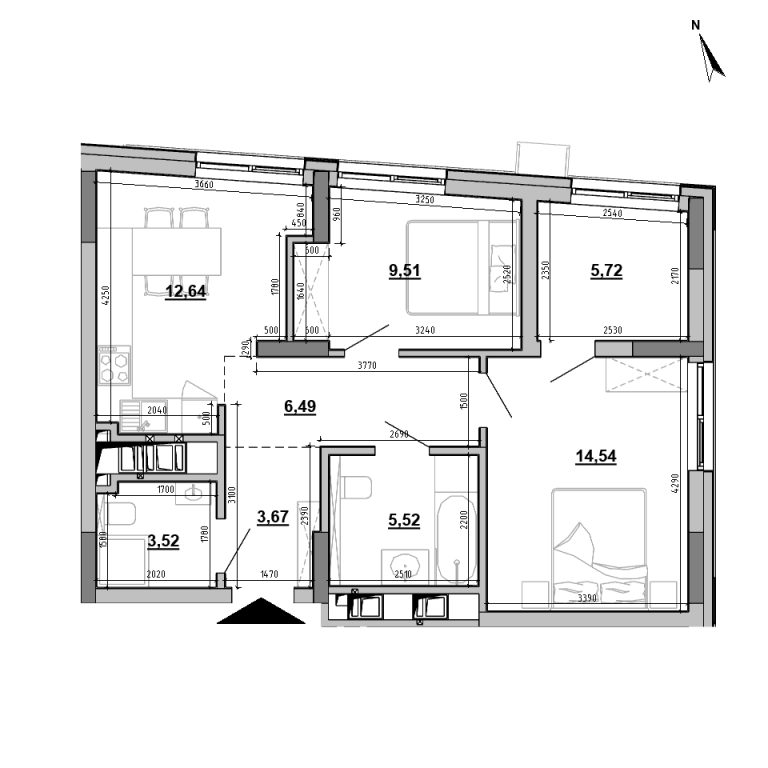 Apartment layout