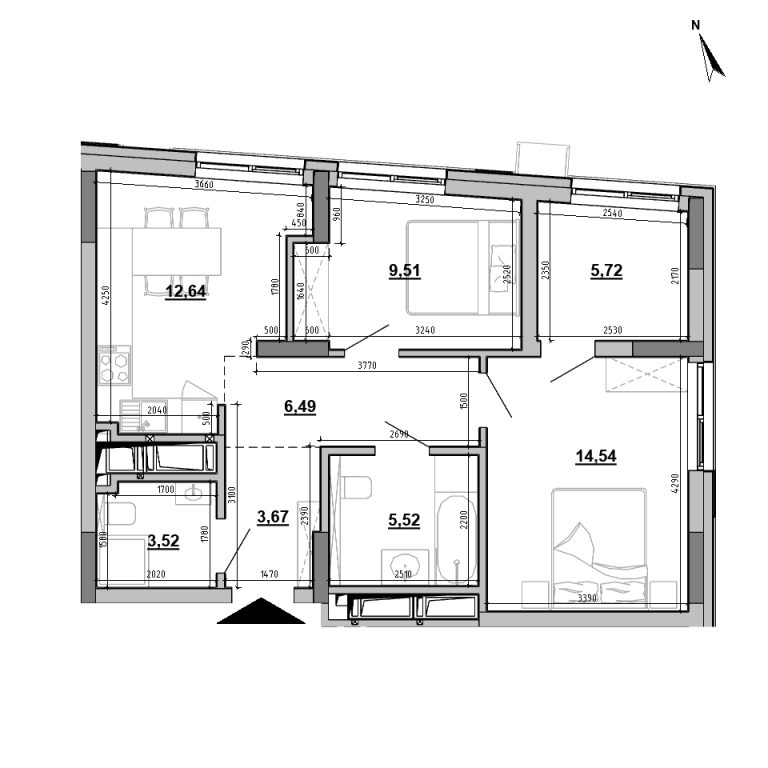 Apartment layout