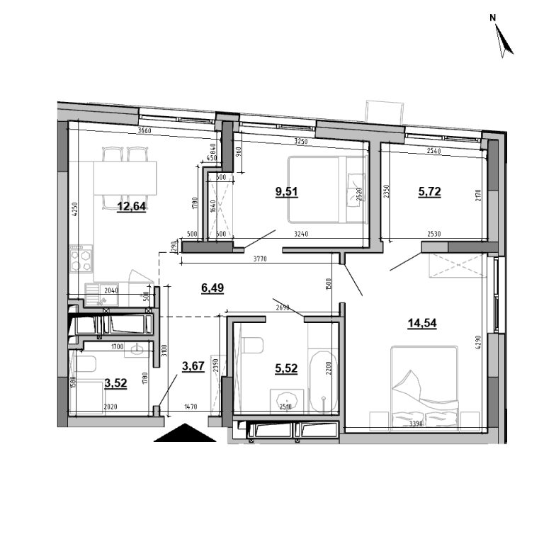 Apartment layout
