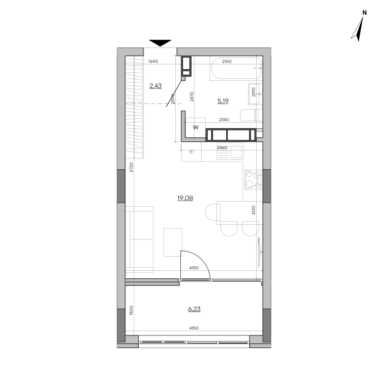 Apartment layout