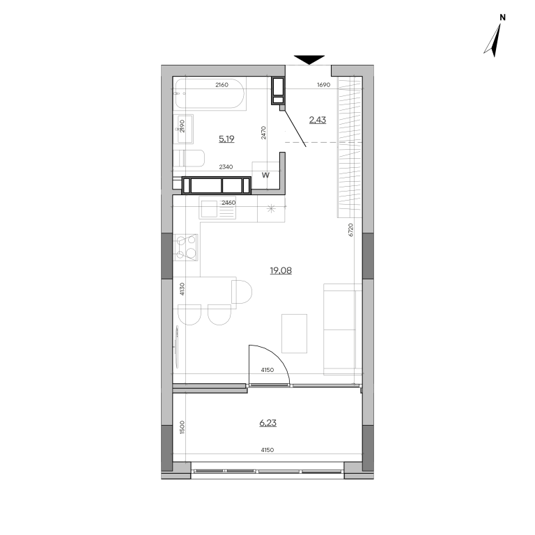 Apartment layout