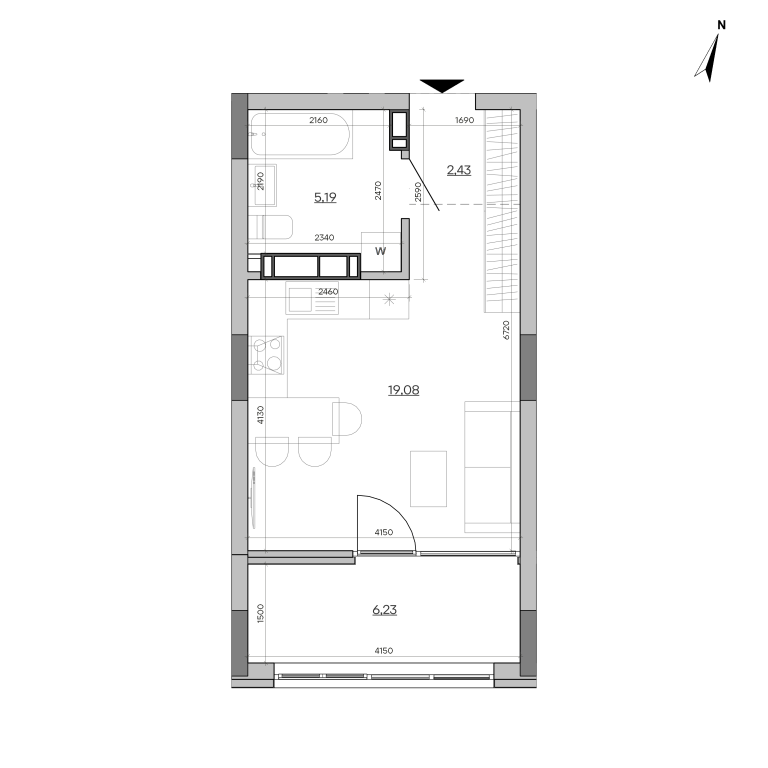Apartment layout