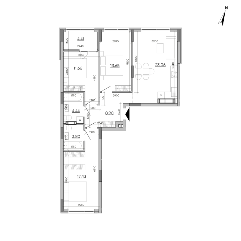 Apartment layout